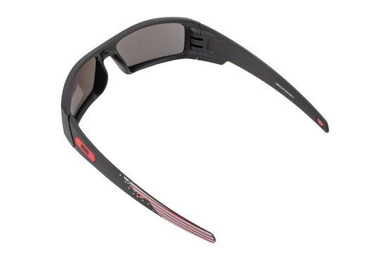 Oakley Standard Issue Gascan American Heritage Stars and Stripes Glasses with Prizm Black Polarized Lens